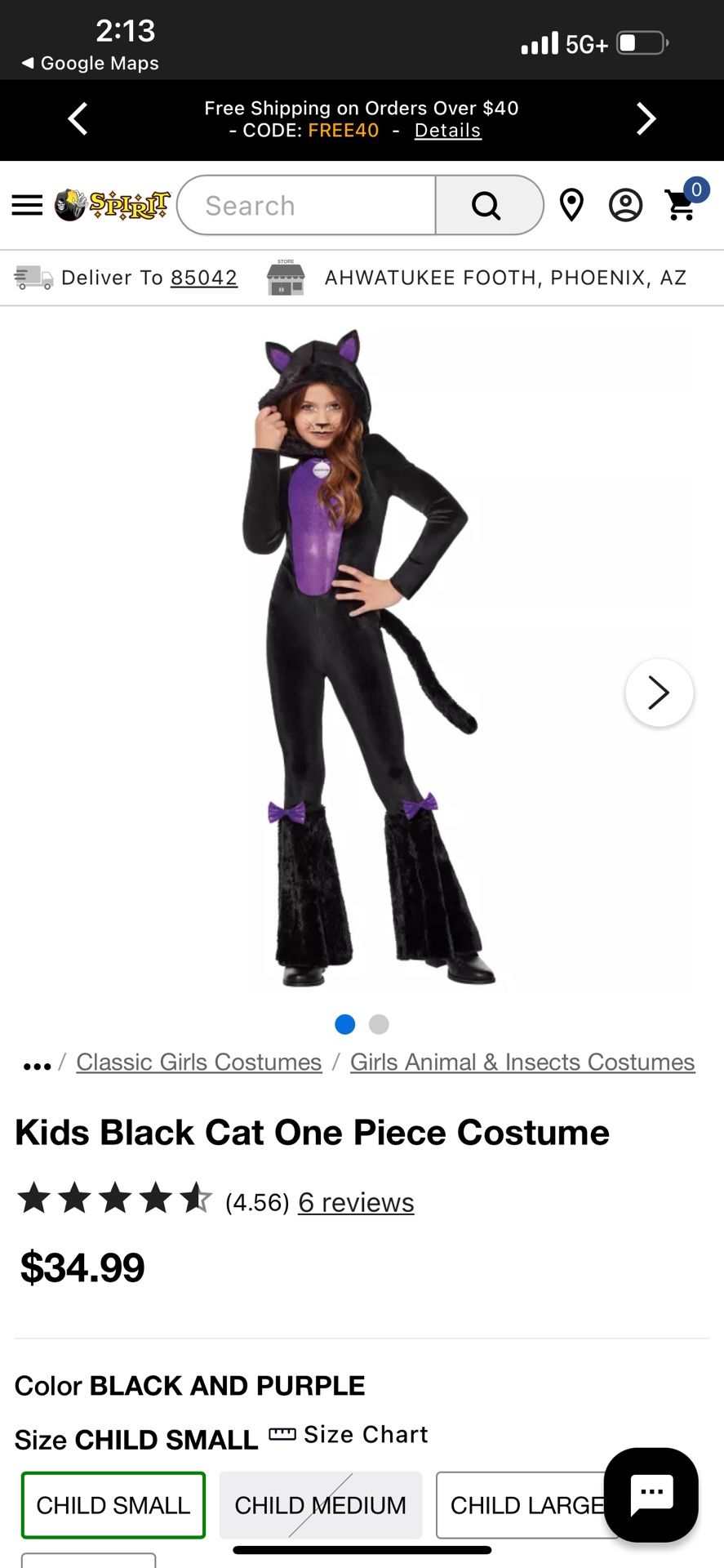 Kitty Girls Halloween Costume