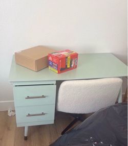 Desk and chair