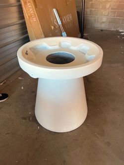 Concrete Dining Table Pedestal