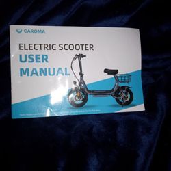 C A R O M A Electric Scooter 750 W Motor Dual Disc Brakes Four-way Shocks
