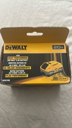 Dewalt XR 20v 8AH battery