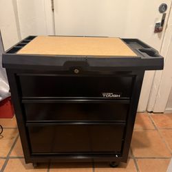 Hyper Tough 27-inch 3-Drawer Rolling Tool Cabinet, Black