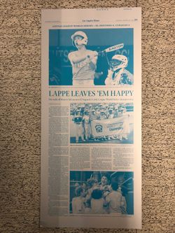 El Segundo Little League World Series - LA Times Printing Plates