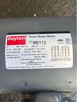 Dayton motor