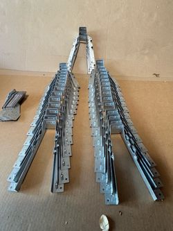 NEW Simpson Strong-Tie Hardware Lot – LUS210Z Joist Hangers & H2.5AZ Hurricane Ties