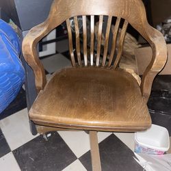 Office Chair-solid Wood