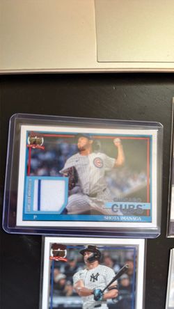 Shota Imanaga Chicago Cubs Topps Relic Card