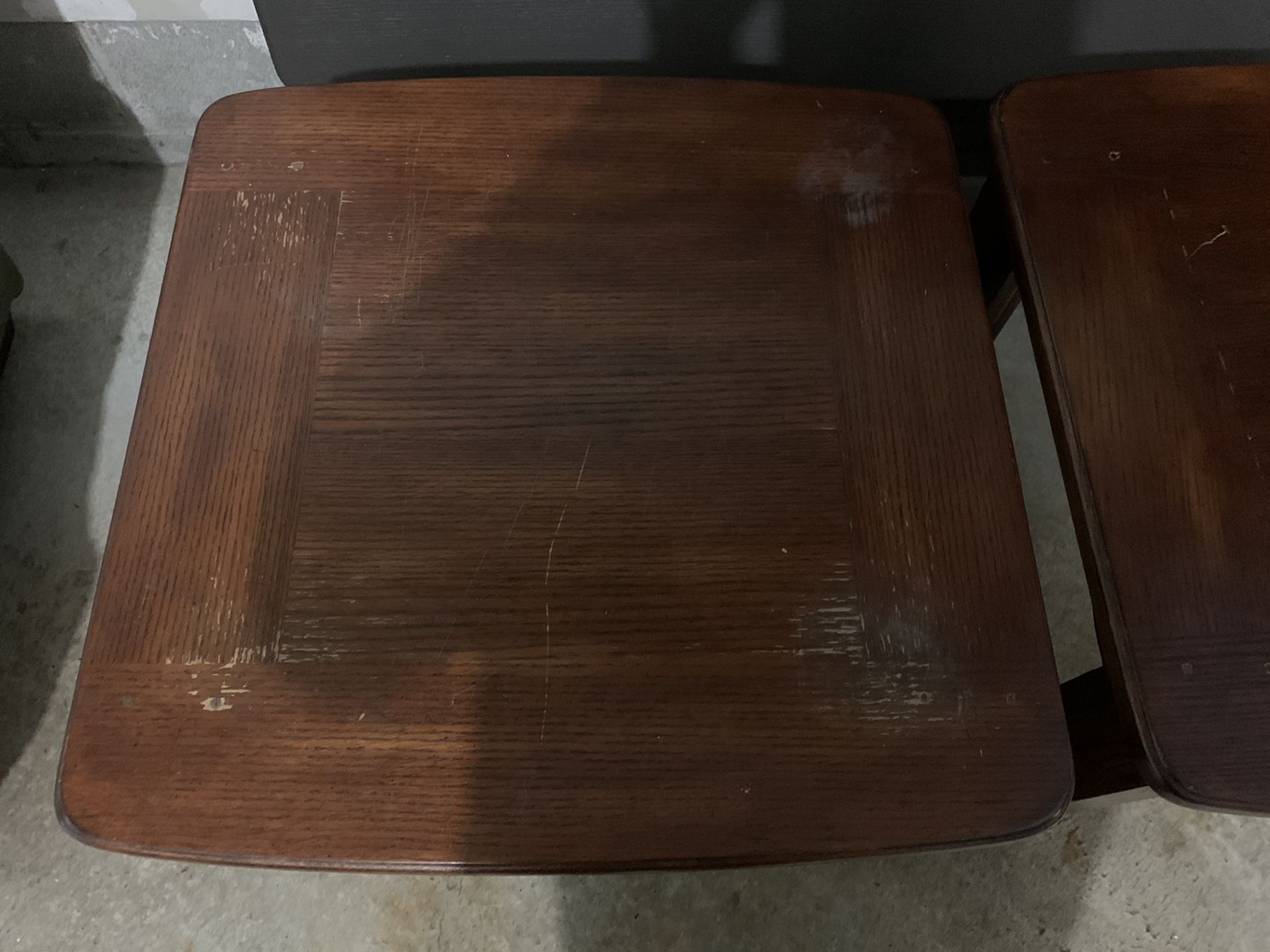 Brown end tables