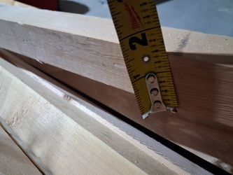 Wood 1½x1½x8