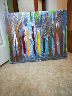 Hand panting very beautiful