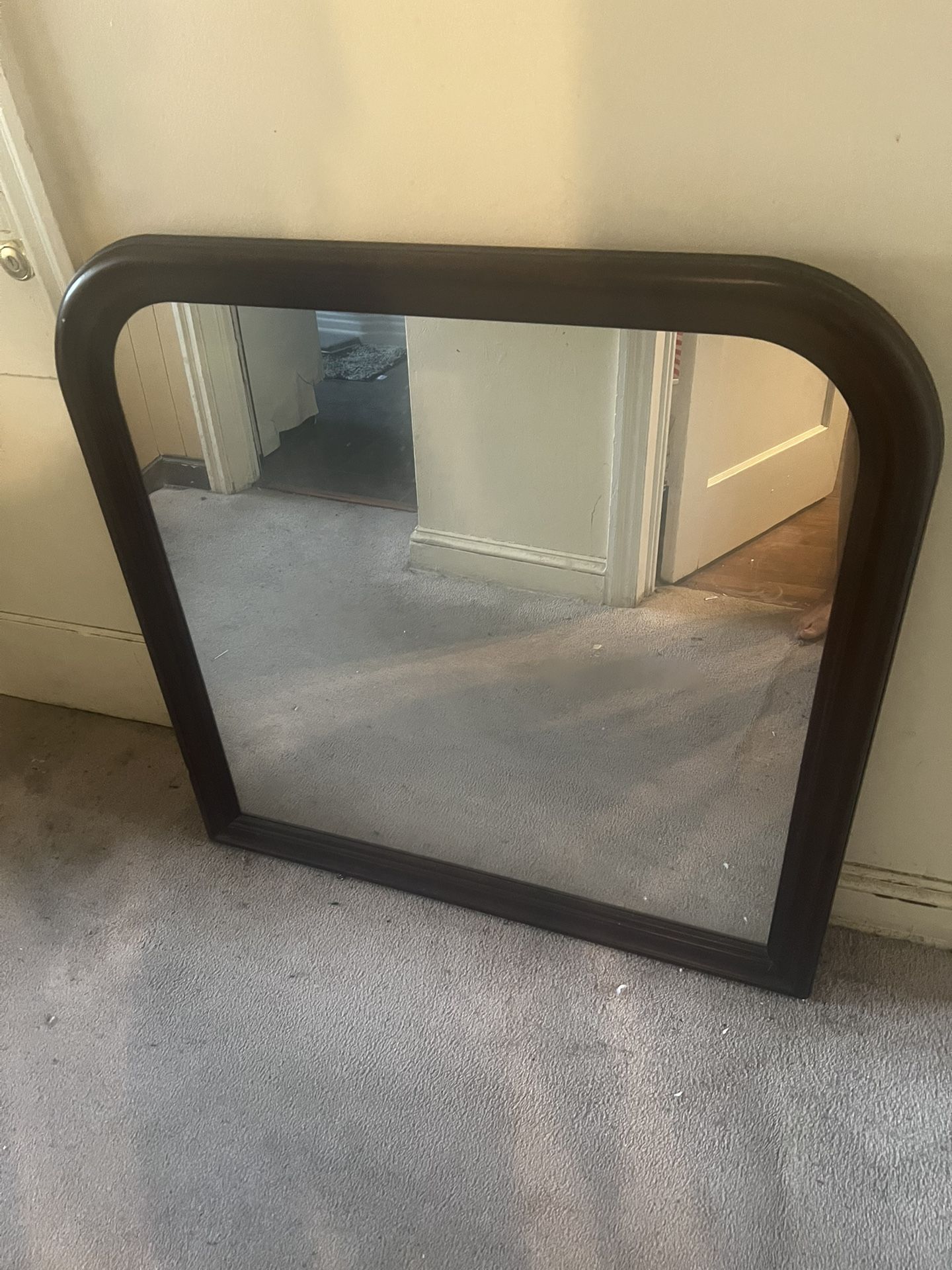 big antique mirror