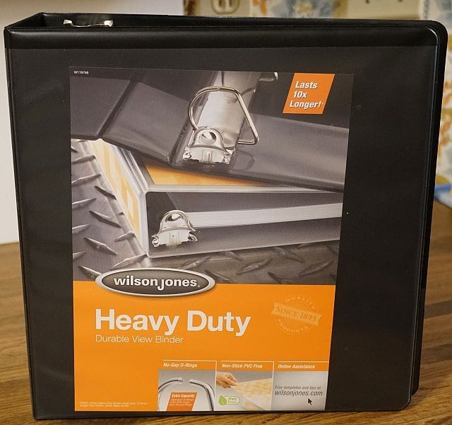Wilson Jones Heavy Duty View Binder Plus Free Item