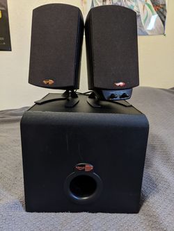 Klipsch promedia 2.1 speakers audio sound system