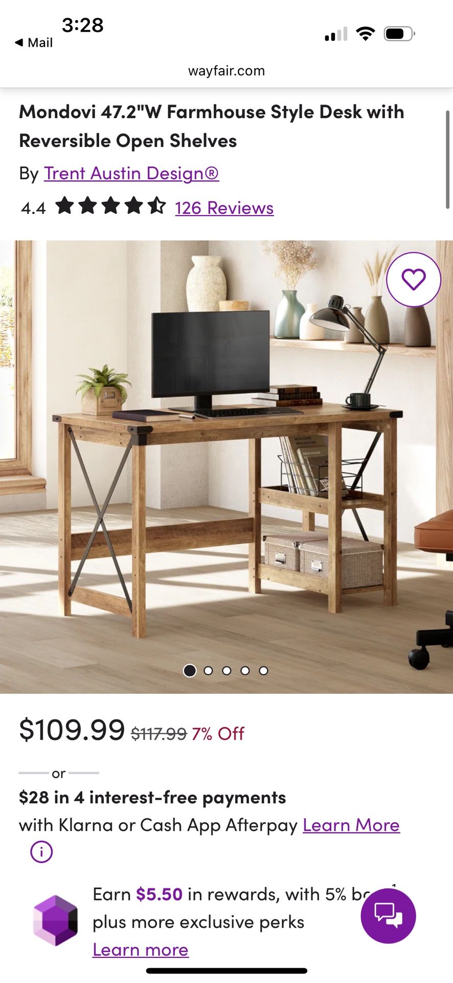 Farmhouse desk