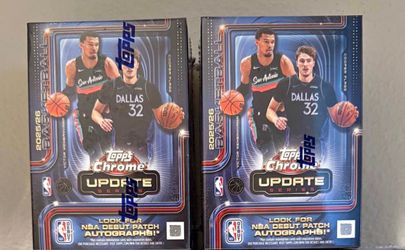 2025/26 Topps Chrome Update Series Basketball Hobby Boxes (2)
