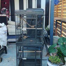 Double Stack , Play Top Bird Cage