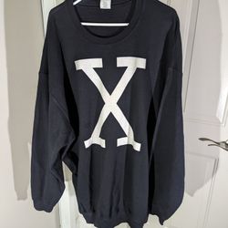 VINTAGE Jerzees Sweatshirt Crew Neck Fleece Malcolm X Men's Size 5XL