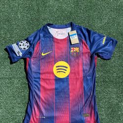 FC Barcelona 2025/26 Lamine Yamal Home Player Jersey 