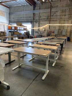 Electric Standing Desks, Height Adjustable, Lifting Office Computer Desks.($130~$450)