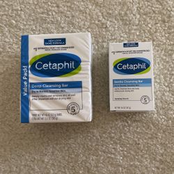 Cetaphil Deep Cleansing Bar Soap, Face and Body Bar, 4.5 oz Bars, (4) Bars For $11