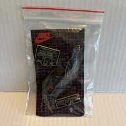 2026 NEW Nike Foamposite Red Black Pin Set of 4 Stranger Things EXCLUSIVE PINS!!