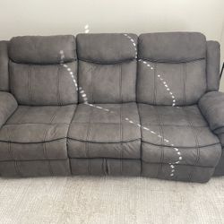 Big Man Couches With Full Gravity Foot Rest 