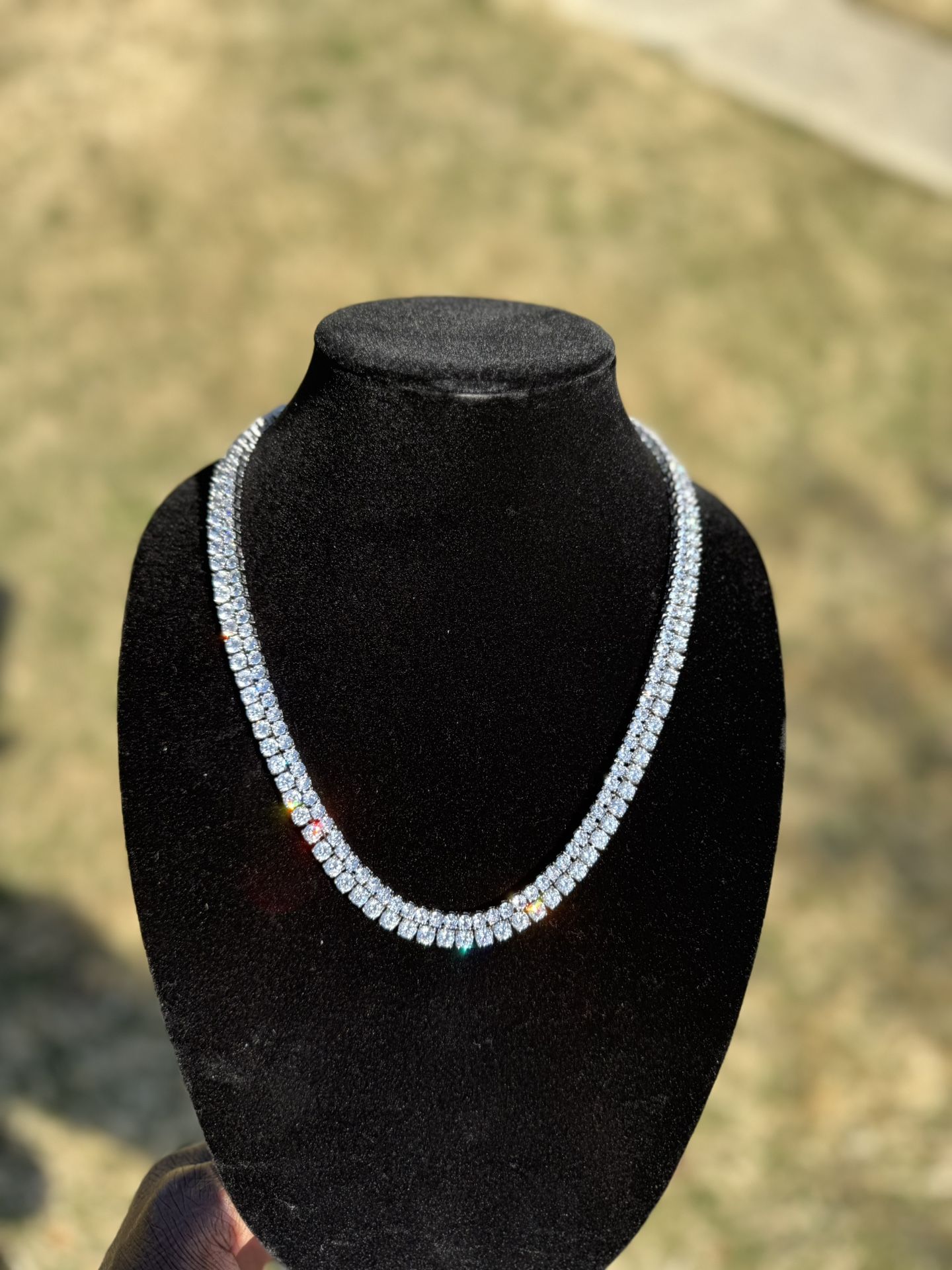 Vvs Moissanite Tennis Chain