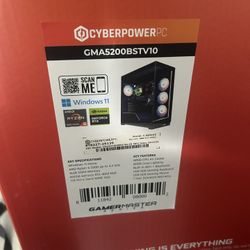 CyberPowerPC - Gamer Master Gaming Desktop - AMD Ryzen 5 5500 - 16GB Memory - NVIDIA GeForce RTX 4060 8GB - 1TB SSD - Black