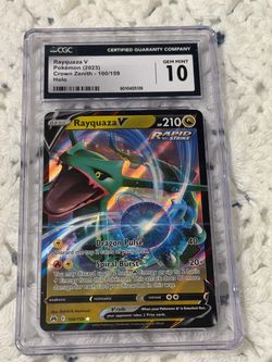 Rayquaza V Holo CGC 10 Gem Mint Pokemon Card