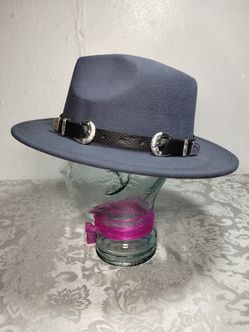 Hat with Silver Buckles Time And True — Brand New