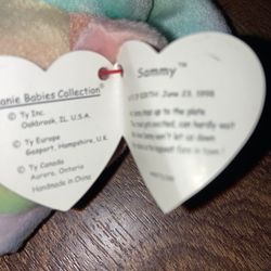 “SAMMY” BEANIE BABY