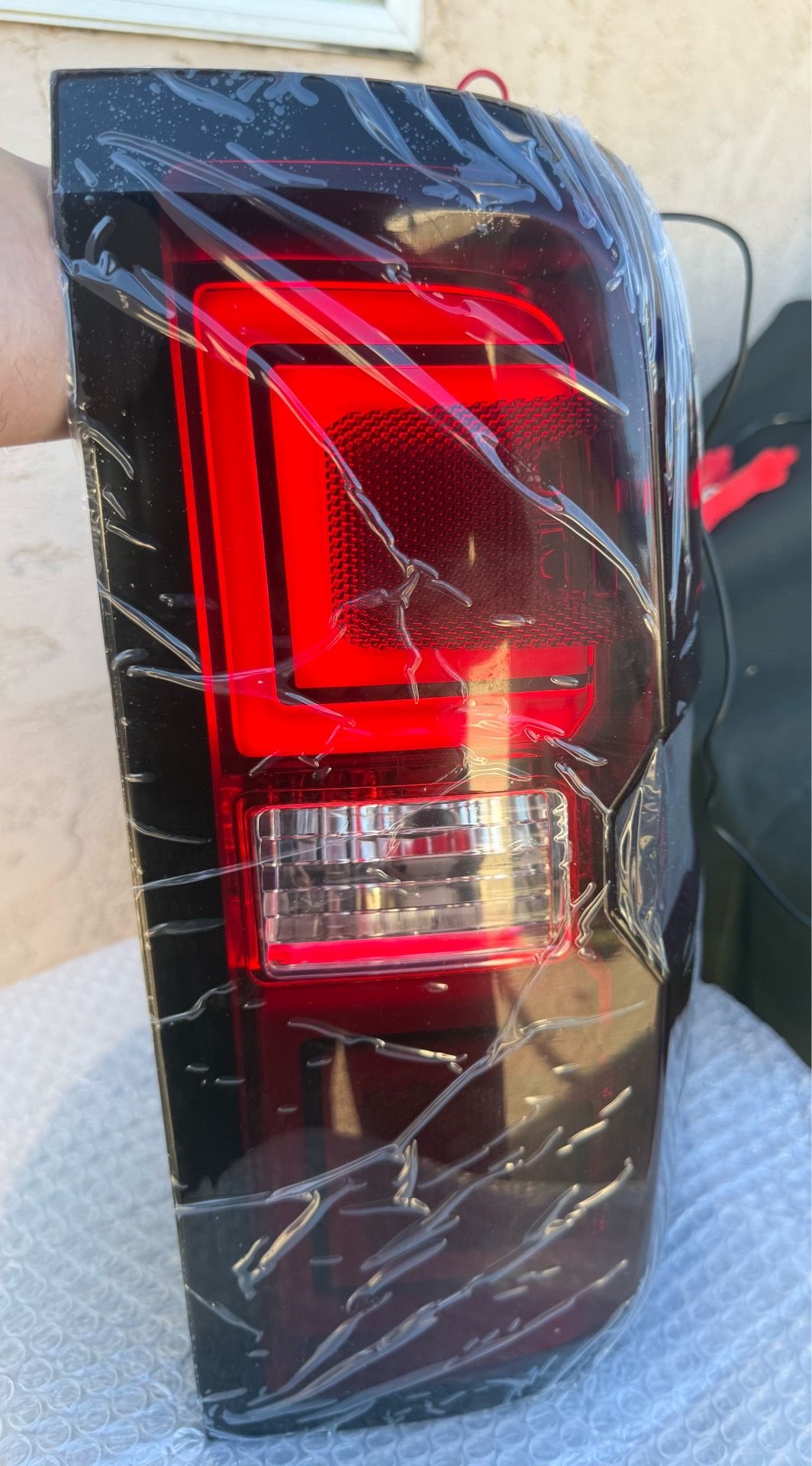 14-18 Chevy Silverado Smoke Red LED Tail Lights