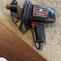 Craftsman 3/8” Drill With Variable Speed $20