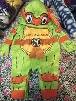 TMNT Michelangelo Baby Costume Romper Infant 0-3