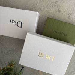 Dior, Gucci Boxes 