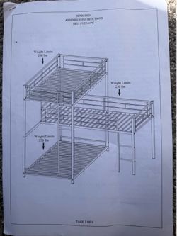 Triple Bunk Bed