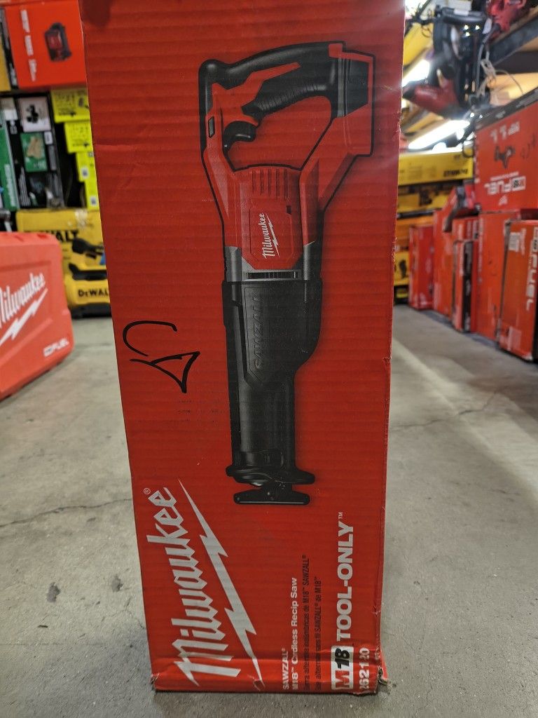 MILWAUKEE M18 CORDLESS SAWZALL $119