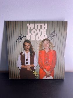 Aly and AJ with love from signed vinyl