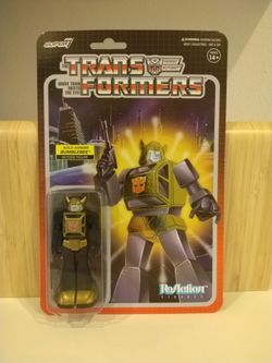 SUPER7 ReAction Transformers GOLD ARMOR BUMBLEBEE Target Exclusive NIB