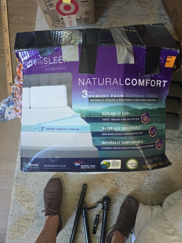 Double/full 3 Inch Cooling Mattress Pad