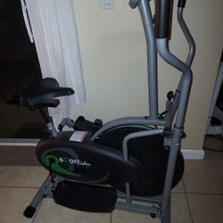 Elliptical Trainer Exercise Bike 2 in 1