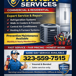 HVAC y Refrigeración Comercial y Residencial