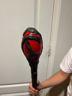 Fantasy Staff Prop with Red Orb