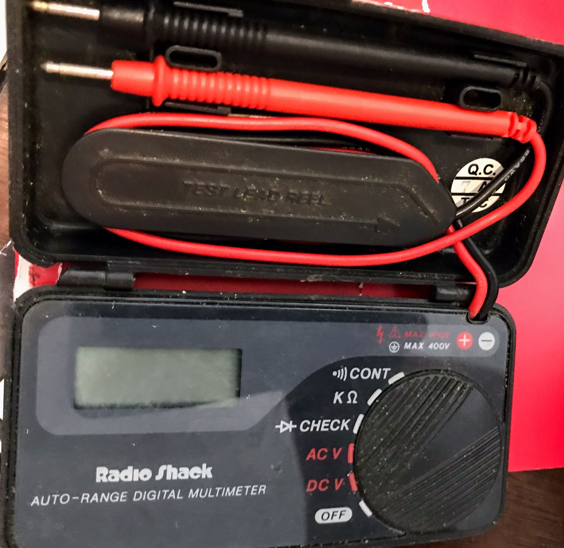 Radio Shack 22-179A Auto-Range Pocket LCD Digital Multimeter