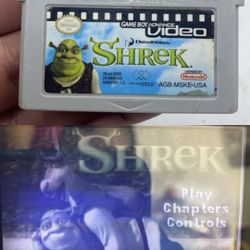 Shrek Game Boy Advance Video Authentic Nintendo GBA Shrek 1 Movie TESTED RARE