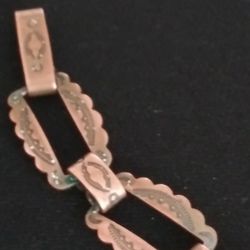 NAVAJO COPPER LINK BRACELET