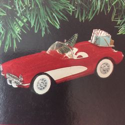 Hallmark 1991 Classic American Cars 1st In Series 1957 Corvette Christmas Ornament