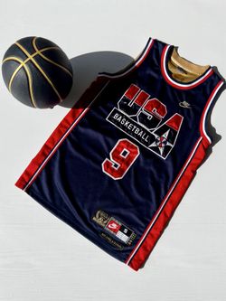 NBA JERSEY USA DREAM TEAM MICHAEL JORDAN NIKE AUTHENTIC SZ ADULT SMALL RARE