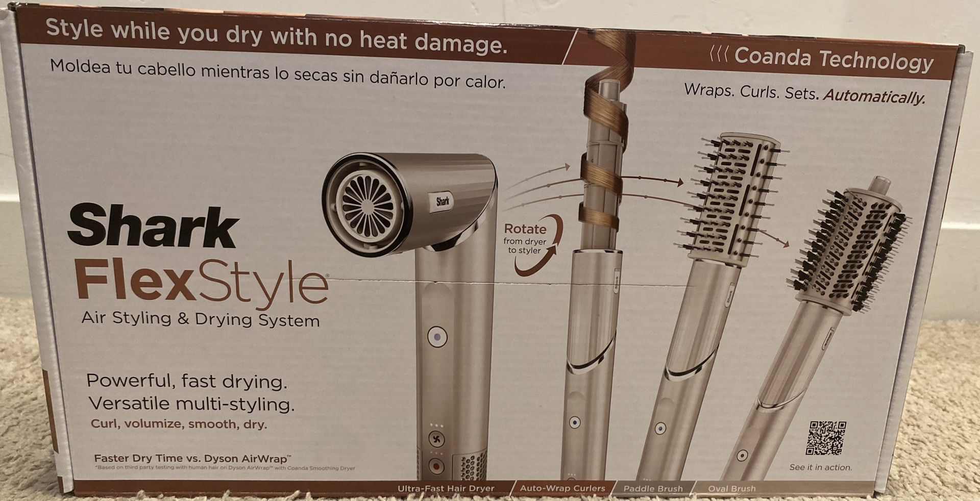 NEW Shark FlexStyle Air Drying & Styling System (HD430)