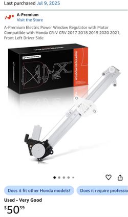 A-Premium Electric Power Window Regulator with Motor